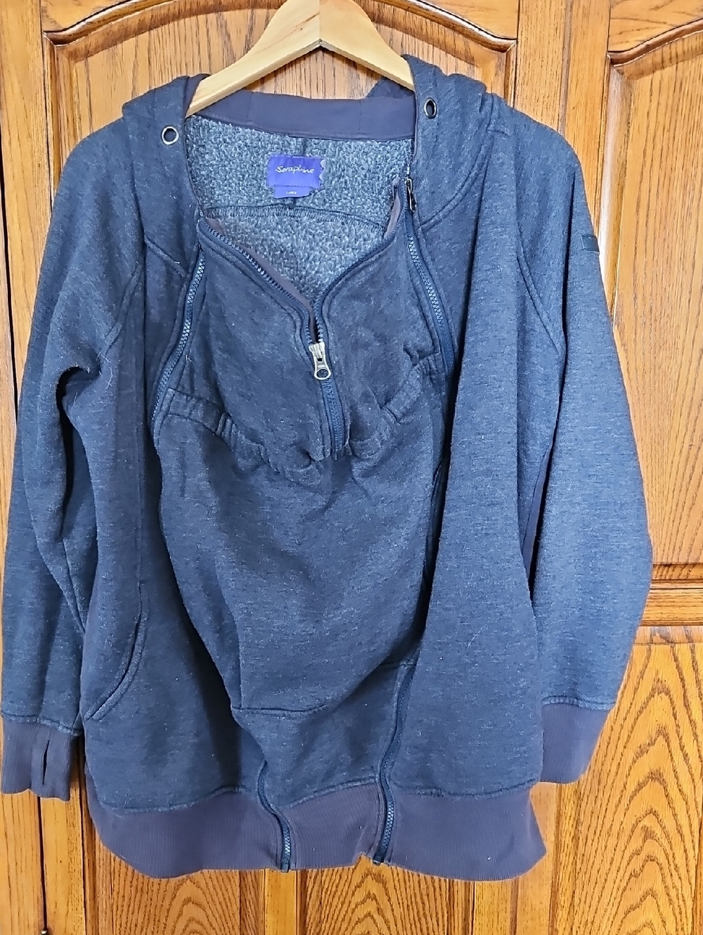 Seraphine Navy Baby Wearing / Maternity Hoodie
